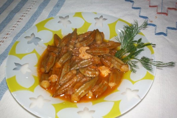 Mâncare de bame /Bame Yemeği