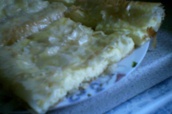 Placinta de brinza de vaci