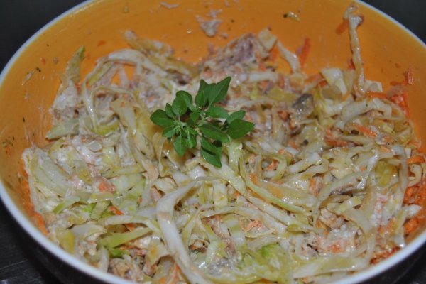 Salatã de varzã á Normandia