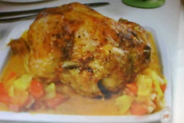 Pui spaniol cu ardei gras