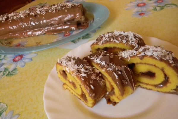 Rulada cu nutella