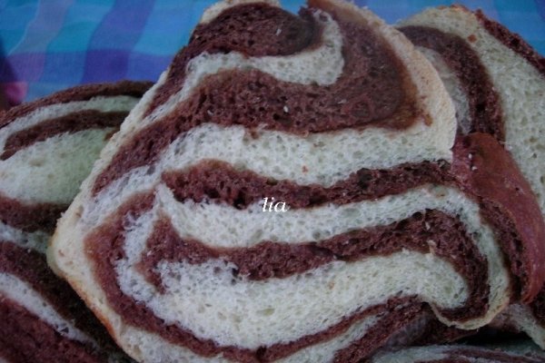 Cozonac zebra cu nutella