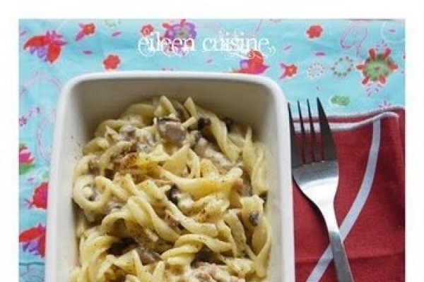Spaghete Carbonara rețetă cu ciuperci