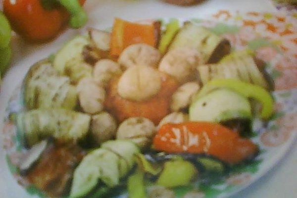 Gratar de legume cu ficatei