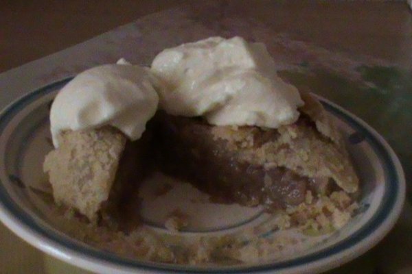 Cosulete de aluat fraged cu rubarba