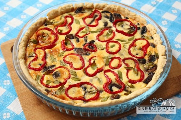 Tarta cu ciuperci - reteta simpla si delicioasa