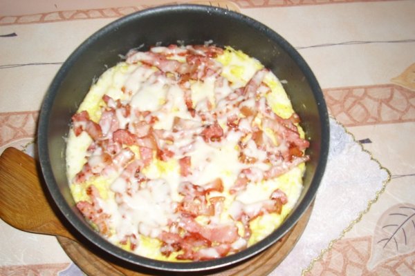 Soufflé de mamaliga cu bacon