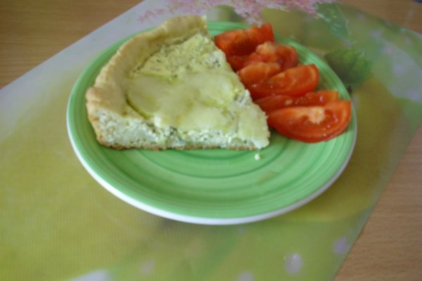 Tarta cu branza si dovlecei