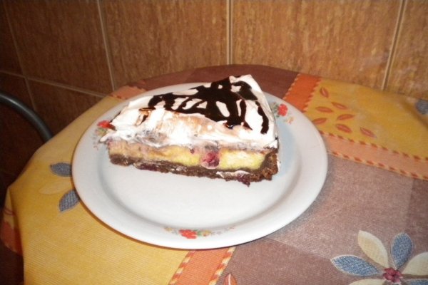 Prajitura cu prune si branza