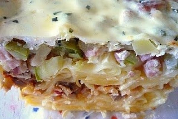 Paste cu zucchini la cuptor