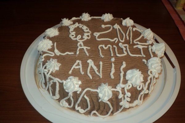 Tort  caramel cu crema ganache