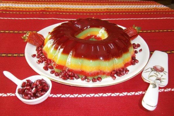 Desert"Curcubeu" de jeleu