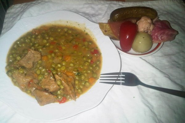 Mancare de mazare cu vita