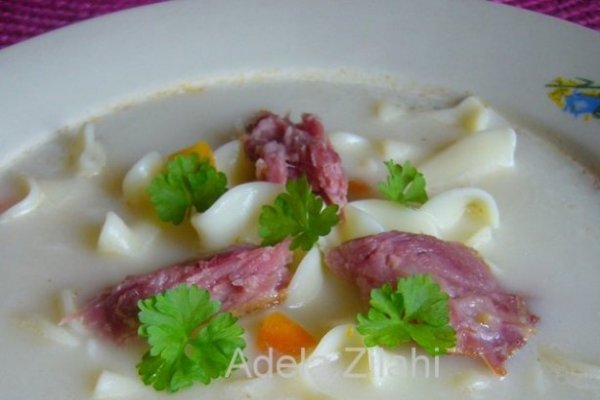 Ciorba de ,, lascute,, cu afumatura