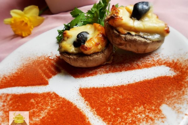Ciuperci umplute - aperitiv rapid