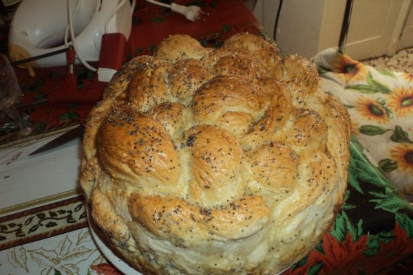 Paine simpla frumos impletita