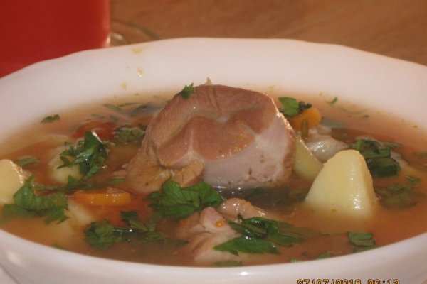 Ciorba cu carne de porc si legume