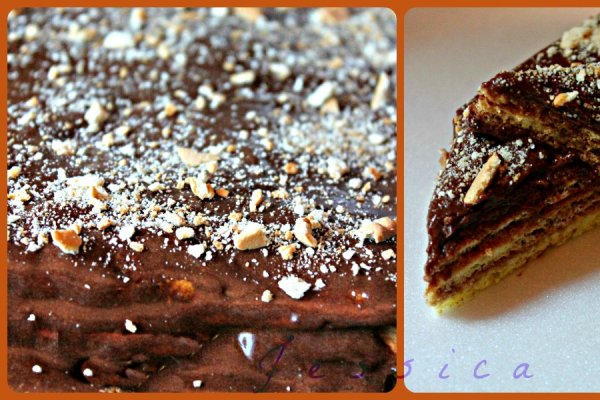 Prajitura de foi cu crema de ciocolata