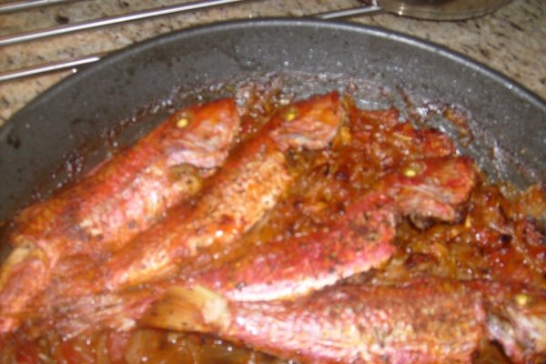 Evantai de peste  la cuptor