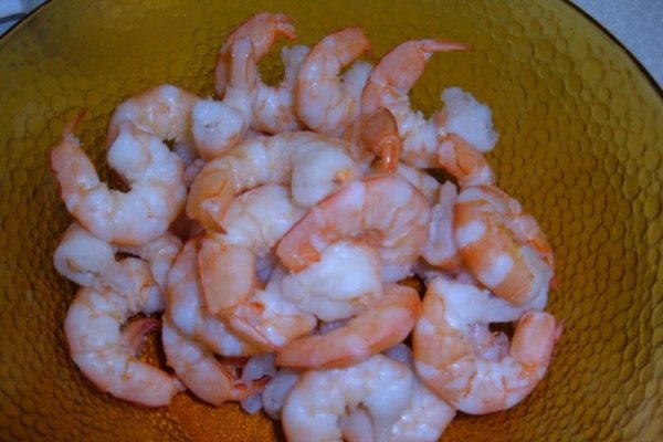 Omleta cu creveti si dovlecei