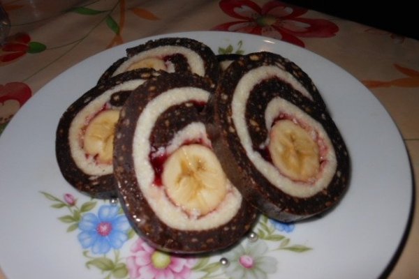 Spirale de biscuiti cu banane