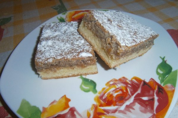 Prajitura cu nuca si dulceata - Prajitura Diminetii