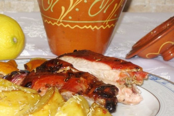 Friptura din pulpa de curcan cu miere si lamaie