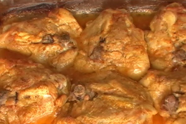 Pulpe de Pui cu Mustar la Cuptor