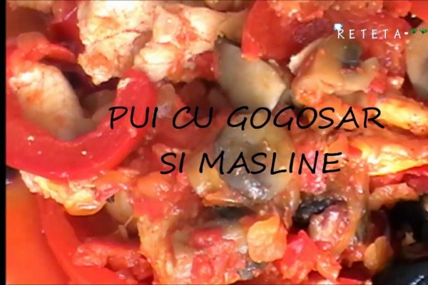 Pui cu Gogosar si Masline