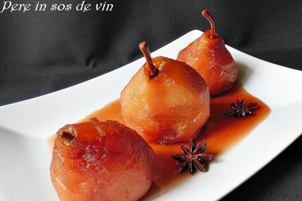 Pere in sos de vin