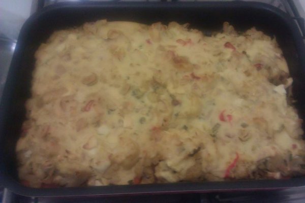 Conopida cu legume si smantana la cuptor