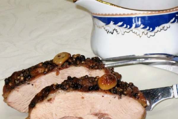 Pulpa de curcan in crusta de piper si suc de citrice