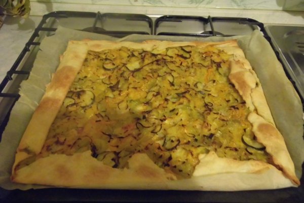 Rustic cu ardei si praz