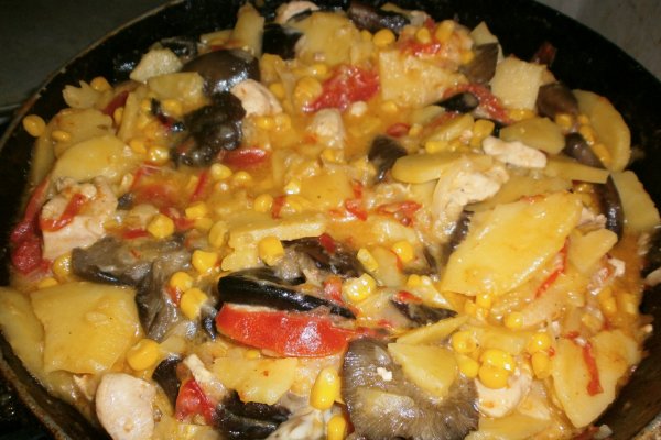 Tocanita de pui cu branza de burduf