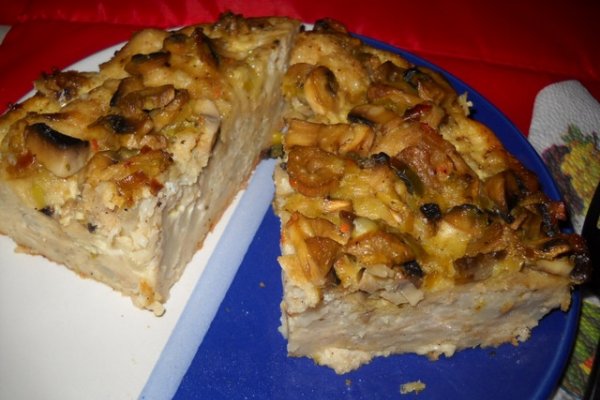 Gratin de conopida cu ciuperci