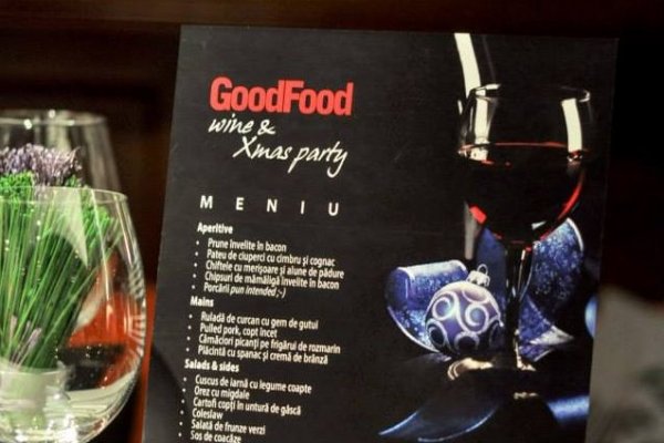 Meniu festiv la Good Food Wine & Xmas Party