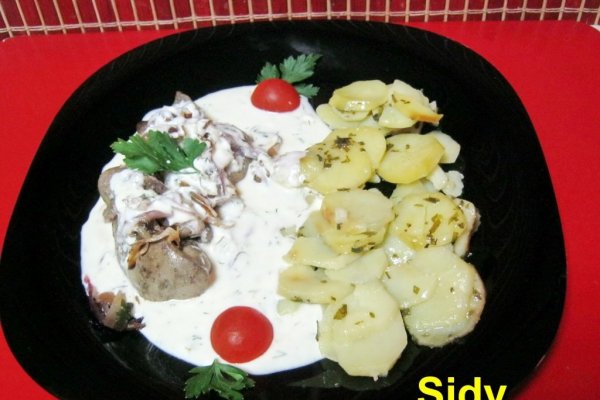 Ficatei cu sos rece si cartofi noi