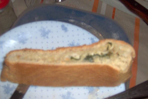 Caltone cu branza si spanac