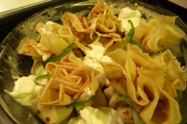 Boccelute de clatite cu ciuperci