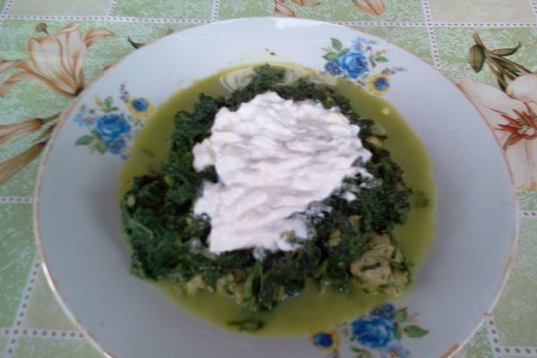 Spanac cu smantana