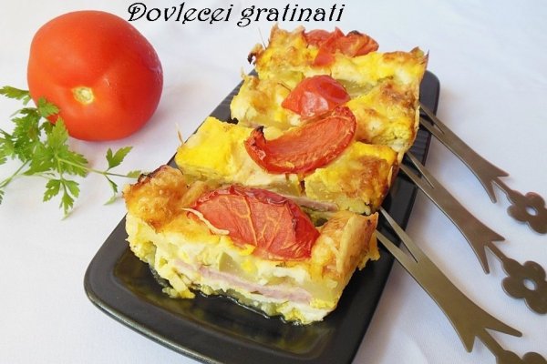 Dovlecei gratinati