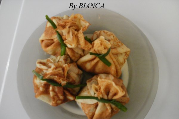 Clatite cu piept de pui si ciuperci