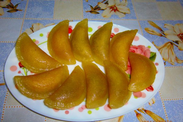 Cataief cu nuca si branza dulce-specific tarilor arabe in Ramadan