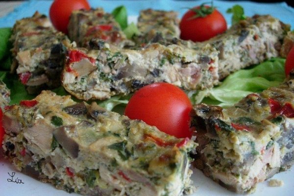 Drob din piept de pui  cu ciuperci