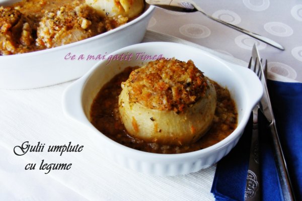 Gulii umplute cu legume