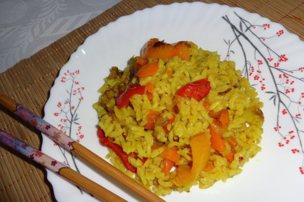 Orez cu legume la cuptor