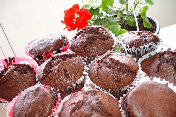 Briose cu ciocolata neagra