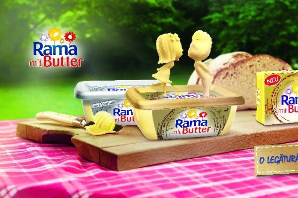 Noua Rama mit Butter - legătura gustoasă dintre Rama și unt, care aduce un plus de savoare la masă