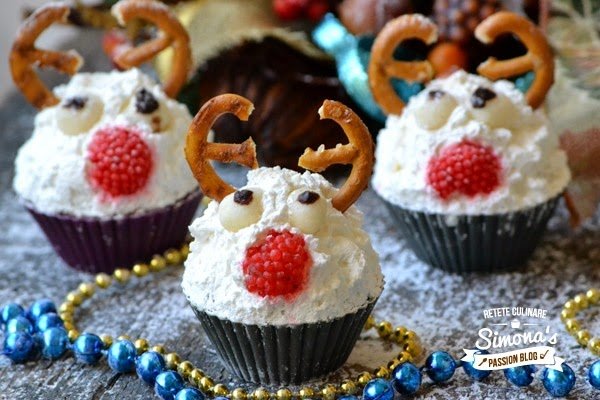 Rudolf cupcakes