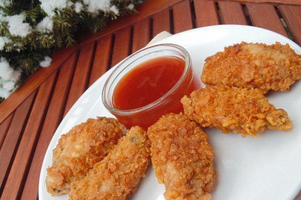 Aripioare in crusta crocanta cu sos dulce picant